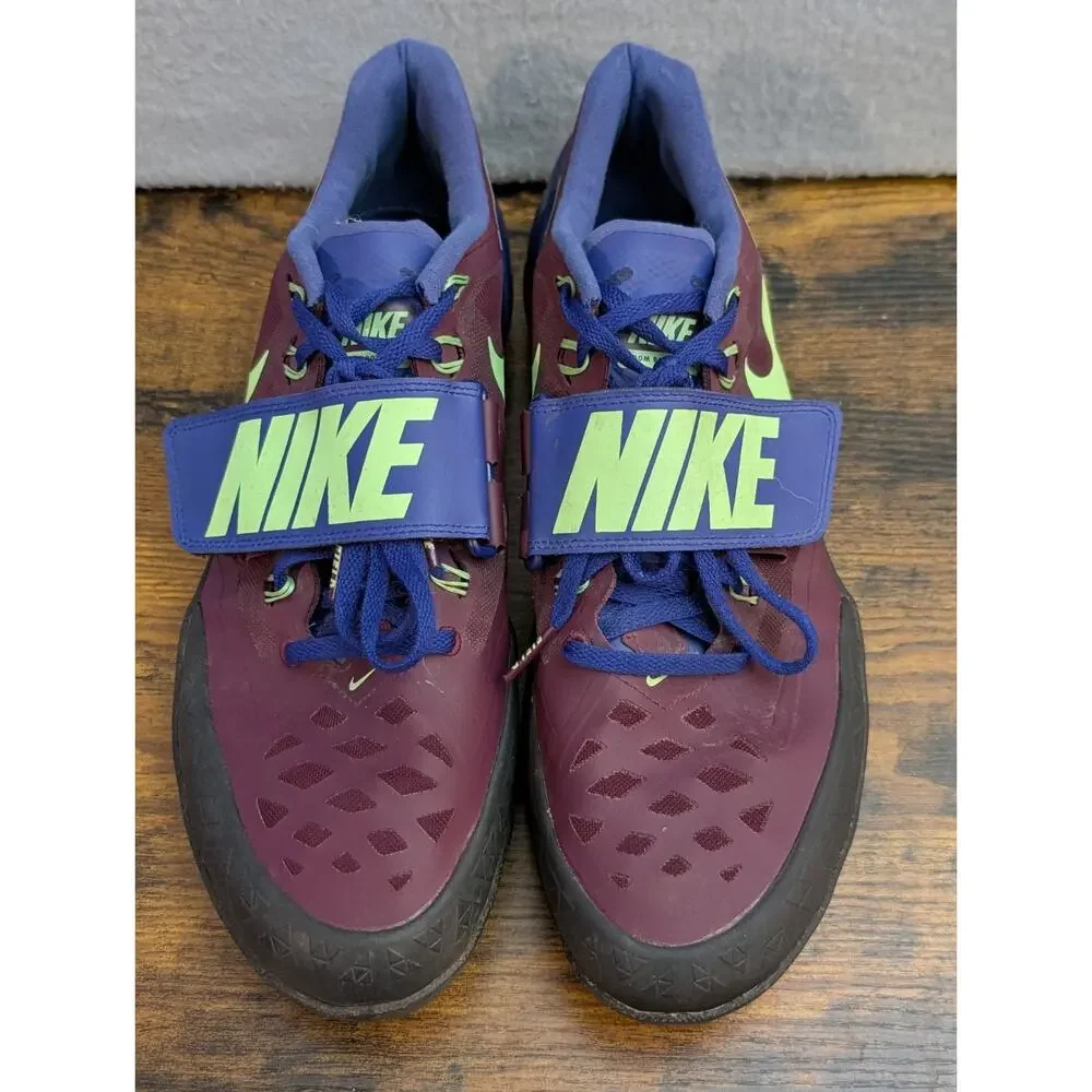 Nike Zoom Rotational 6 Bordeaux Throwing Shoes 685131-600 Men’s Size 12 EUC